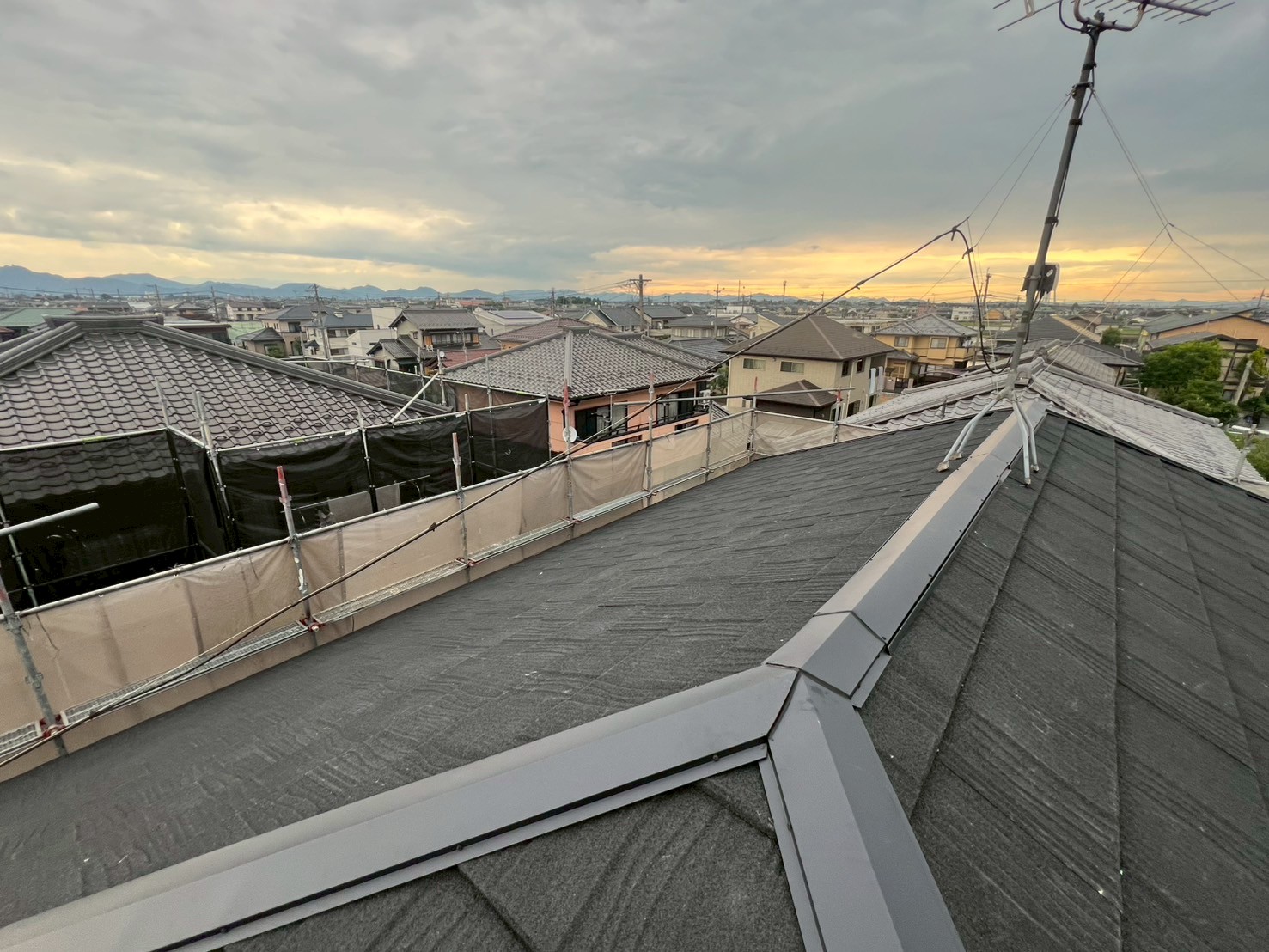 屋根カバー工事　施工後3