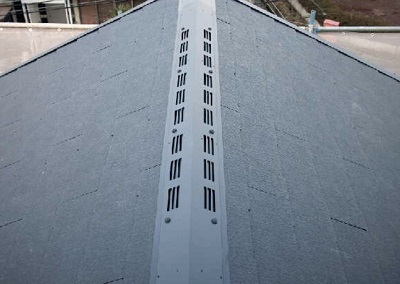 屋根の換気機能の様子